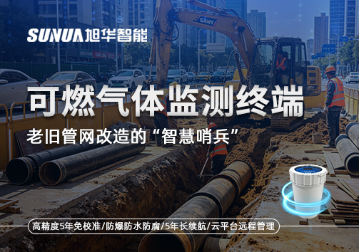 老旧管网改造的“智慧哨兵”：可燃气体监测终端如何重塑地下安全防线